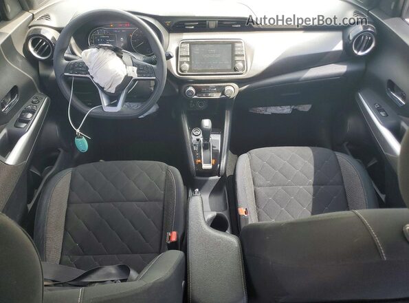 3N1CP5CV9LL519197 2020 NISSAN KICKS Белый Вид панели приборов