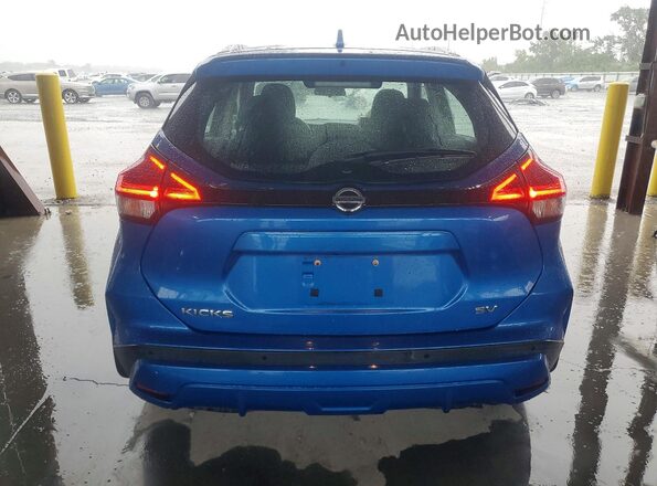 3N1CP5CV9ML511621 2021 NISSAN KICKS Blue Rear view