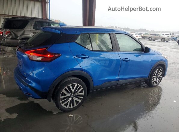 3N1CP5CV9ML511621 2021 NISSAN KICKS Blue Rear right