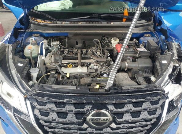 3N1CP5CV9ML511621 2021 NISSAN KICKS Blue Rear interior view