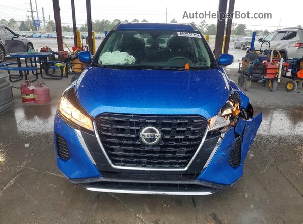 3N1CP5CV9ML511621 2021 NISSAN KICKS Blue Front view