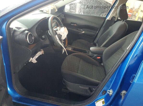 3N1CP5CV9ML511621 2021 NISSAN KICKS Blue Front interior view