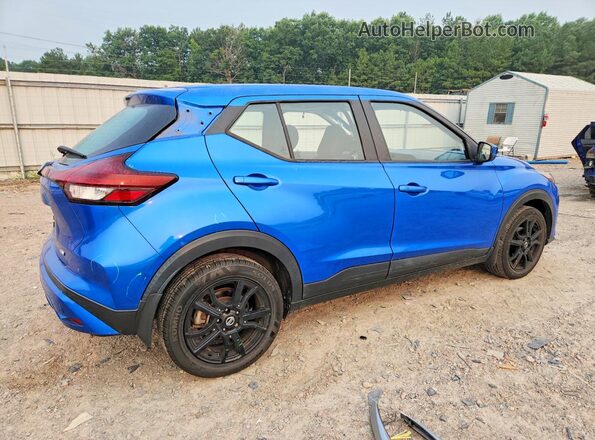 3N1CP5CV9ML562150 2021 NISSAN KICKS Blue Հետևի աջ