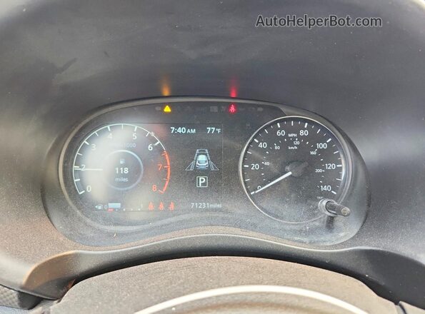 3N1CP5CV9ML562150 2021 NISSAN KICKS Blue Սարքավորումների վահանակի տեսք