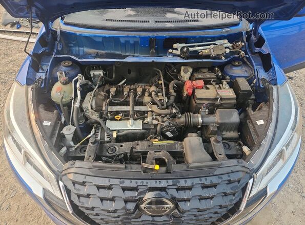3N1CP5CV9ML562150 2021 NISSAN KICKS Blue Շարժիչի բաժամունքի տեսք