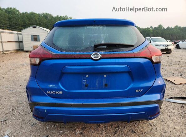 3N1CP5CV9ML562150 2021 NISSAN KICKS Blue Հետևի տեսք