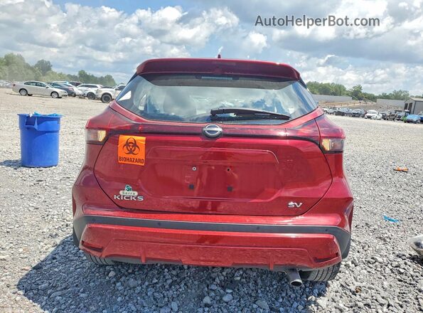 3N1CP5CV9NL502967 2022 NISSAN KICKS Red Հետևի տեսք