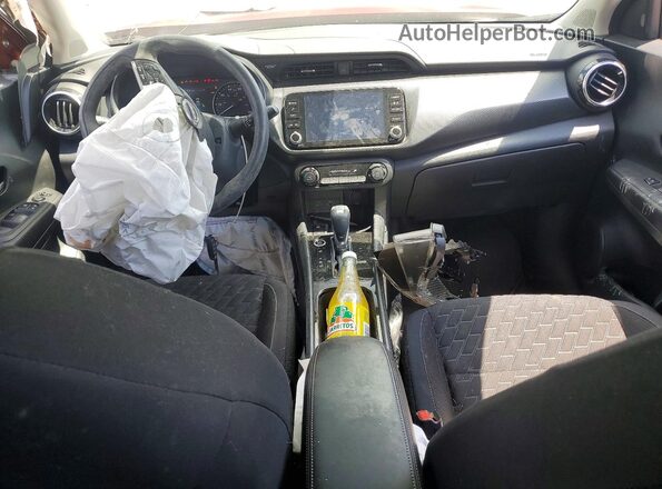 3N1CP5CV9NL502967 2022 NISSAN KICKS Red Առջևի վահանակի տեսք