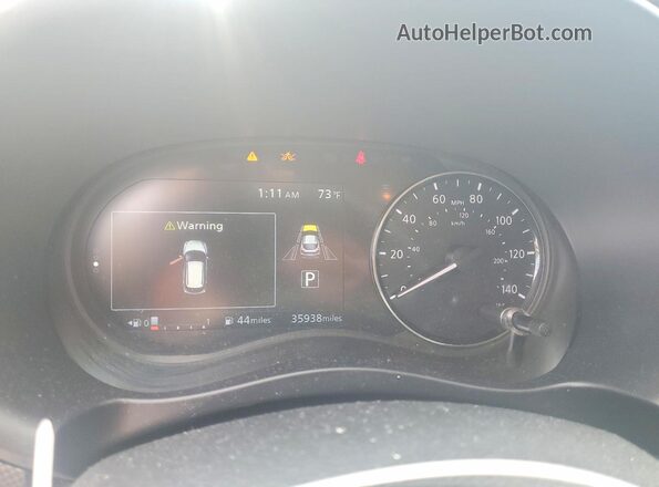 3N1CP5CV9NL523771 2022 NISSAN KICKS Gray Вид щитка приладів