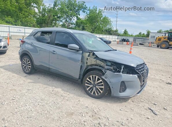 3N1CP5CV9NL523771 2022 NISSAN KICKS Gray Передня права чверть