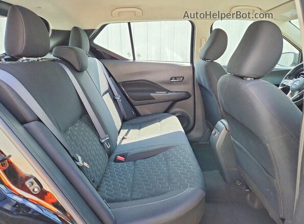 3N1CP5CV9PL514426 2023 NISSAN KICKS Black Rear seats view