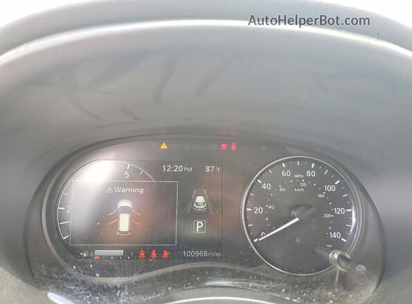 3N1CP5CV9PL549810 2023 NISSAN KICKS Blue Вид щитка приладів