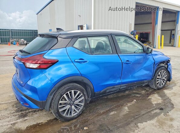 3N1CP5CV9PL549810 2023 NISSAN KICKS Blue Задня права чверть