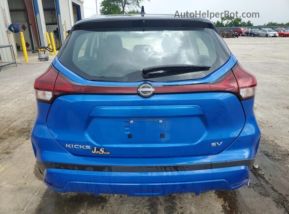 3N1CP5CV9PL549810 2023 NISSAN KICKS Blue Вид ззаду