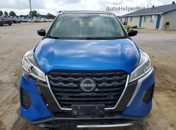 3N1CP5CV9PL549810 2023 NISSAN KICKS Blue Вид спереду