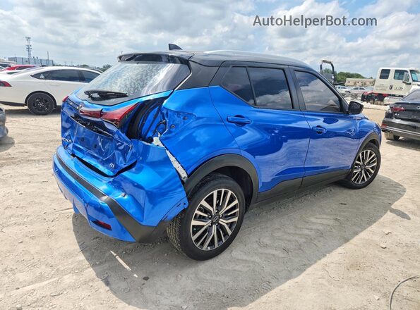 3N1CP5CV9RL498621 2024 NISSAN KICKS Синий Задняя правая четверть