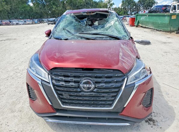 3N1CP5CV9RL545761 2024 NISSAN KICKS Burgundy Vista frontal