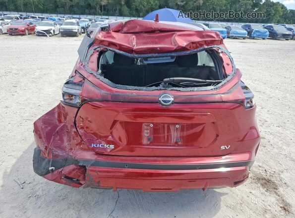 3N1CP5CV9RL545761 2024 NISSAN KICKS Burgundy Vista trasera