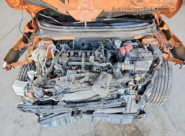 3N1CP5CVXLL529642 2020 NISSAN KICKS Оранжевый Вид подкапотного пространства
