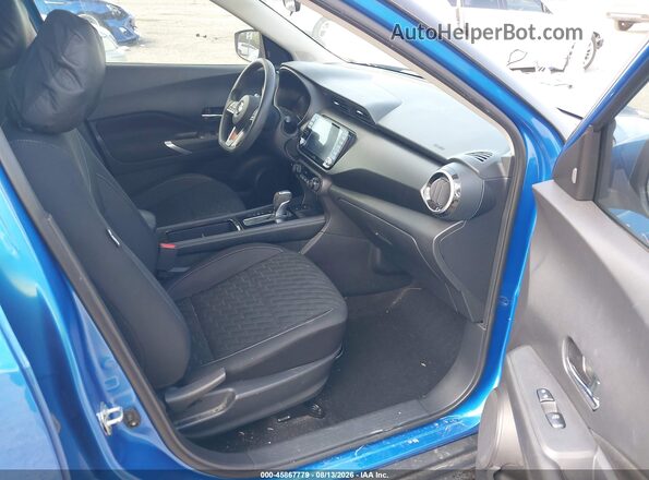 3N1CP5CVXML489838 2021 NISSAN KICKS Blue Widok wnętrza z przodu