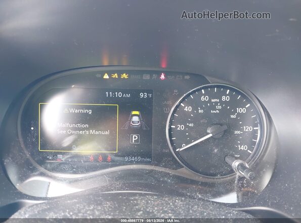 3N1CP5CVXML489838 2021 NISSAN KICKS Blue Widok tylnych siedzeń