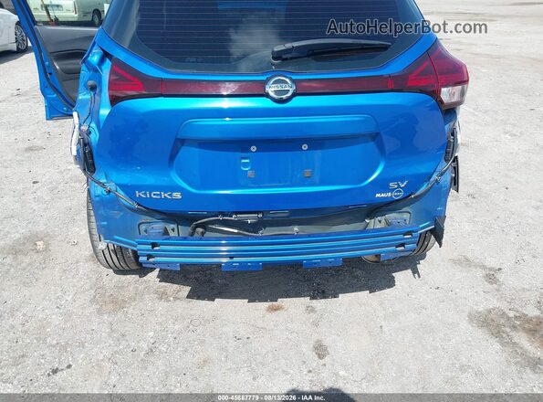 3N1CP5CVXML489838 2021 NISSAN KICKS Blue Widok z przodu