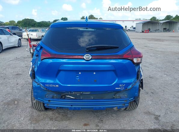3N1CP5CVXML489838 2021 NISSAN KICKS Blue 