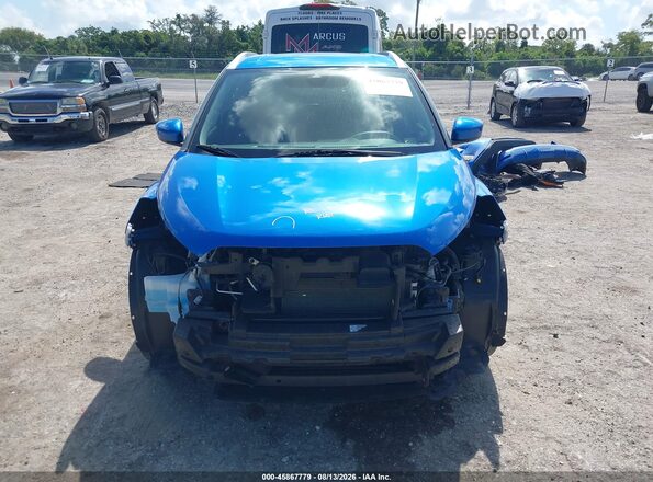 3N1CP5CVXML489838 2021 NISSAN KICKS Blue Widok zestawu wskaźników