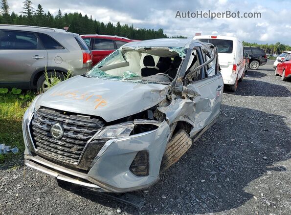 3N1CP5CVXML524748 2021 NISSAN KICKS Серый Вид наклейки с VIN-кодом