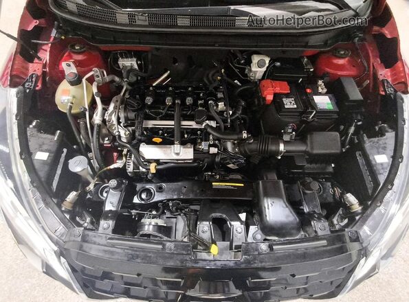 3N1CP5CVXML546037 2021 NISSAN KICKS Burgundy Շարժիչի բաժամունքի տեսք