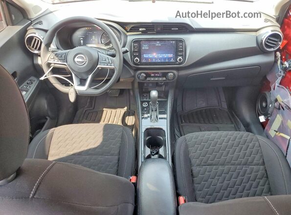 3N1CP5CVXNL479540 2022 NISSAN KICKS Red Առջևի վահանակի տեսք