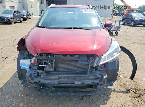 3N1CP5CVXNL479540 2022 NISSAN KICKS Red Դիմացի տեսք