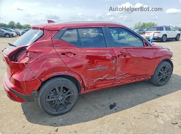 3N1CP5CVXNL479540 2022 NISSAN KICKS Red Հետևի աջ