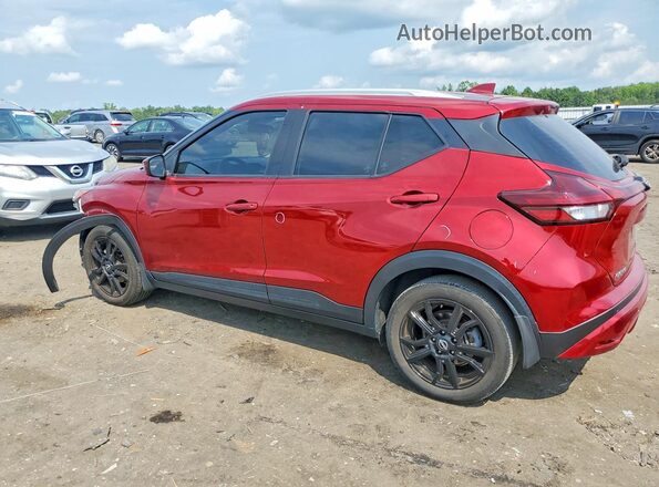 3N1CP5CVXNL479540 2022 NISSAN KICKS Red Հետևի ձախ