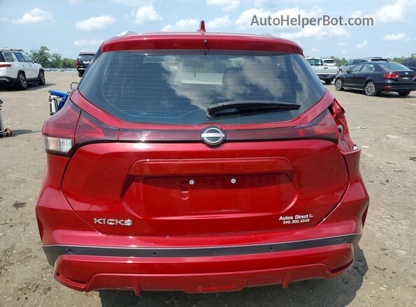 3N1CP5CVXNL479540 2022 NISSAN KICKS Red Հետևի տեսք