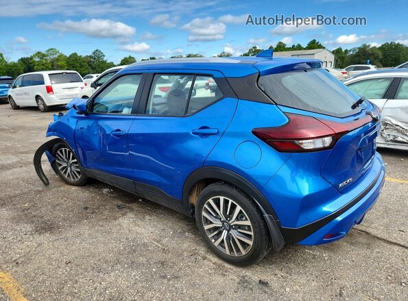 3N1CP5CVXPL536967 2023 NISSAN KICKS Blue Trasero izquierdo