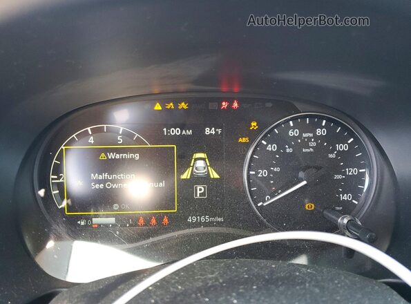 3N1CP5CVXPL569757 2023 NISSAN KICKS Черный Вид щитка приборов