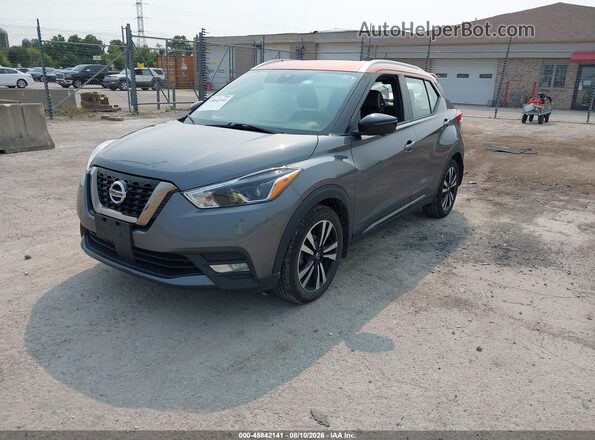 3N1CP5DV0LL554645 2020 NISSAN KICKS Gray Vista tres cuartos delantera izquierda