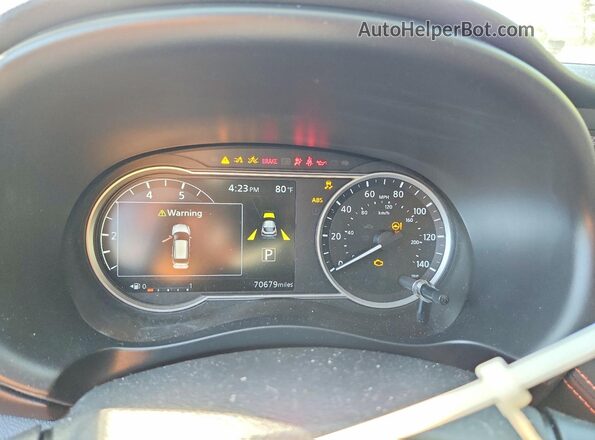 3N1CP5DV0LL558808 2020 NISSAN KICKS White ხელსაწყოთა პანელის ხედი