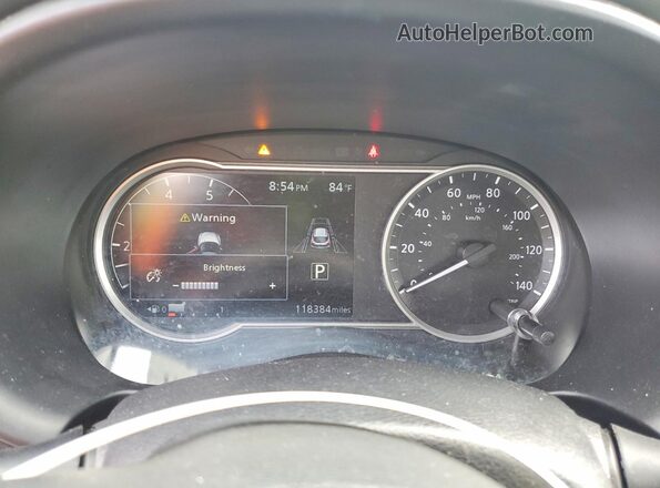 3N1CP5DV0LL577794 2020 NISSAN KICKS Black Vista del cuadro de instrumentos