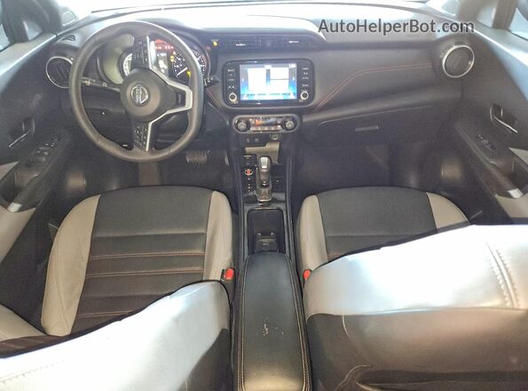 3N1CP5DV0ML477356 2021 NISSAN KICKS Gray Vista del salpicadero