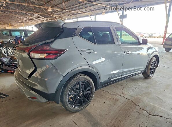 3N1CP5DV0ML477356 2021 NISSAN KICKS Gray Trasero derecho