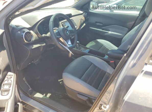 3N1CP5DV0ML477356 2021 NISSAN KICKS Gray Vista interior delantera