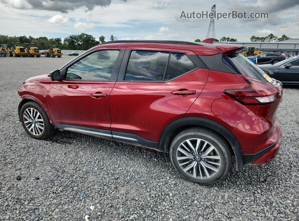 3N1CP5DV0ML496523 2021 NISSAN KICKS Burgundy უკანა მარცხენა