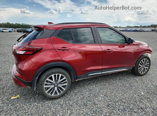 3N1CP5DV0ML496523 2021 NISSAN KICKS Burgundy უკანა მარჯვენა