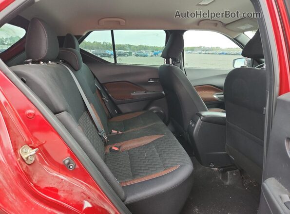3N1CP5DV0ML496523 2021 NISSAN KICKS Burgundy უკანა სალონის ხედი