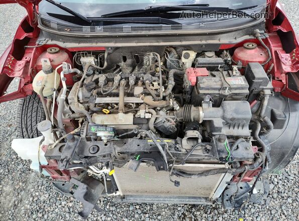3N1CP5DV0ML496523 2021 NISSAN KICKS Burgundy ძრავის განყოფილების ხედი