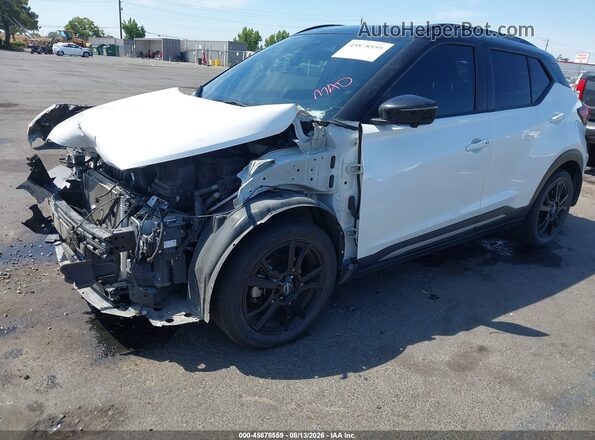 3N1CP5DV0PL552884 2023 NISSAN KICKS White Передня ліва чверть