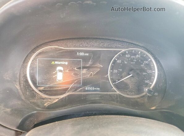 3N1CP5DV1LL477154 2020 NISSAN KICKS Black Vista del cuadro de instrumentos