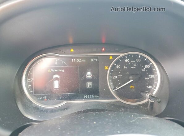 3N1CP5DV1LL505955 2020 NISSAN KICKS Black Instrument cluster view